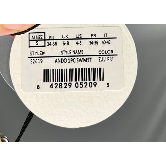 ANDREA IYAMAH Sz S Small Ando 1pc Swimsuit Convertible Tie Scarf NWT - Picture 8 of 16